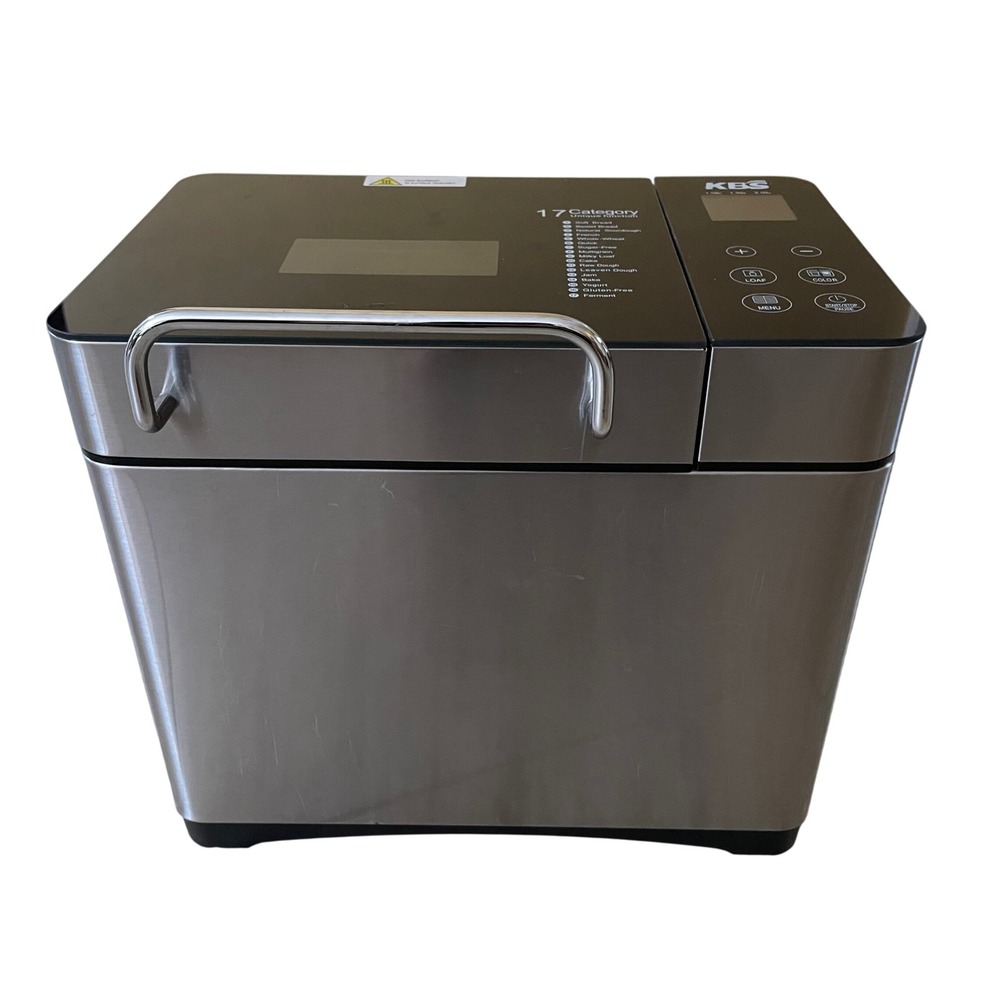 KBS Pro Stainless Steel Automatic Bread Maker Machine 17-in-1 MBF-010 2LB Loaf